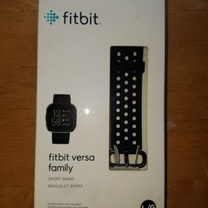 FitBit sport strap/band, black, large